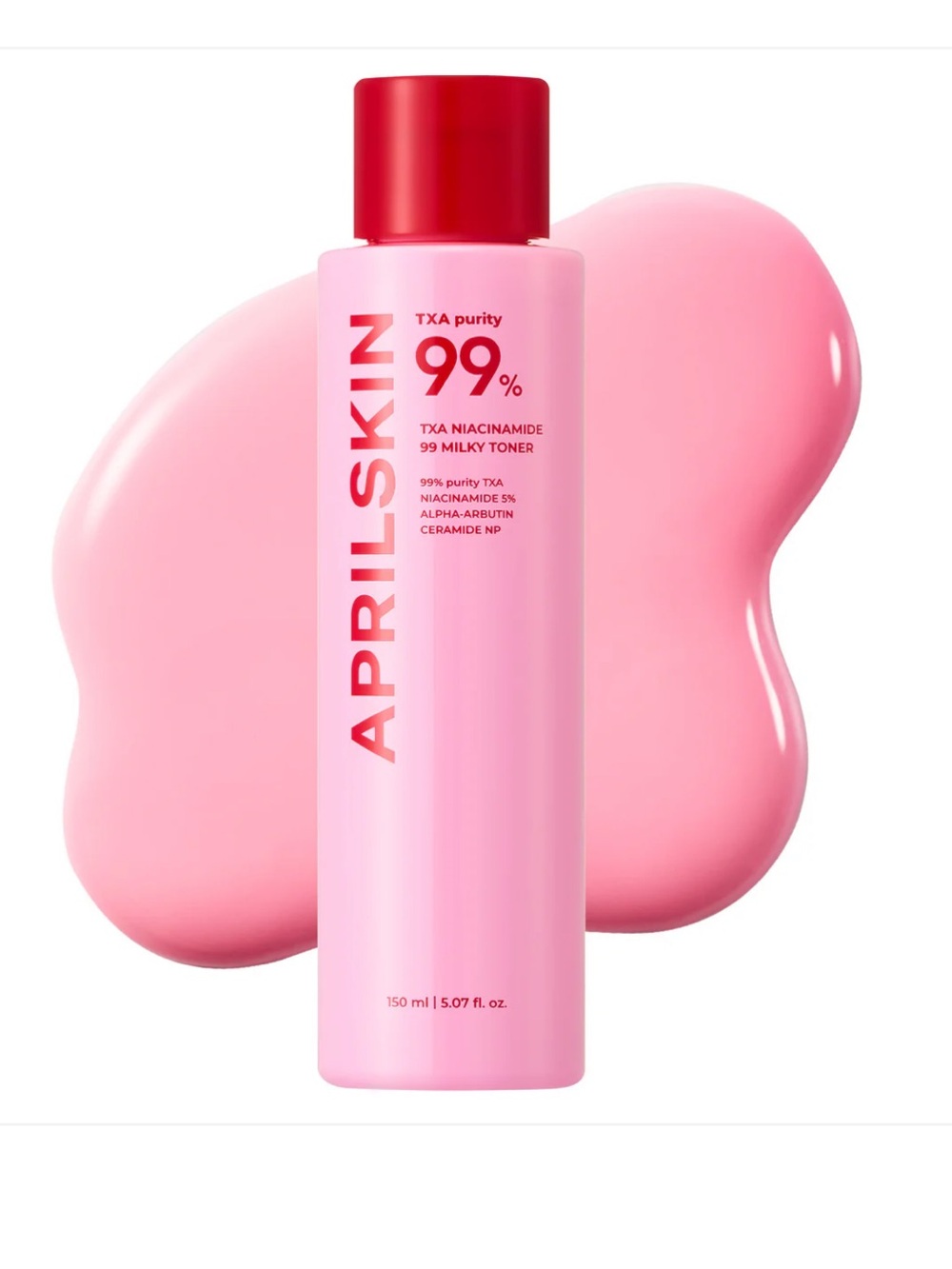 April skin TXA niacinamide 99 milky toner